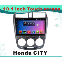 Автомобильный DVD-плеер с системой Android для Honda City 10,1-дюймовый емкостный экран с Bluetooth / WiFi / GPS